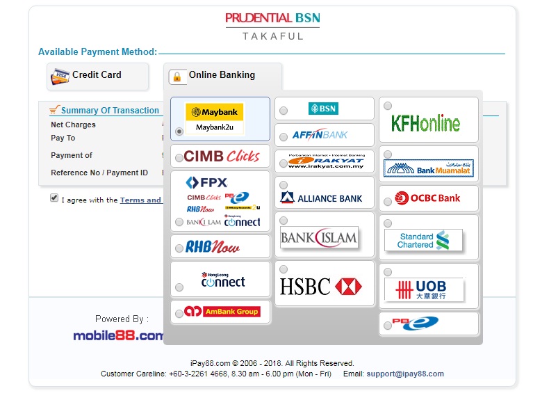 Cara Bayar Insurans Prudential BSN Takaful Secara Online | Laman Web ...