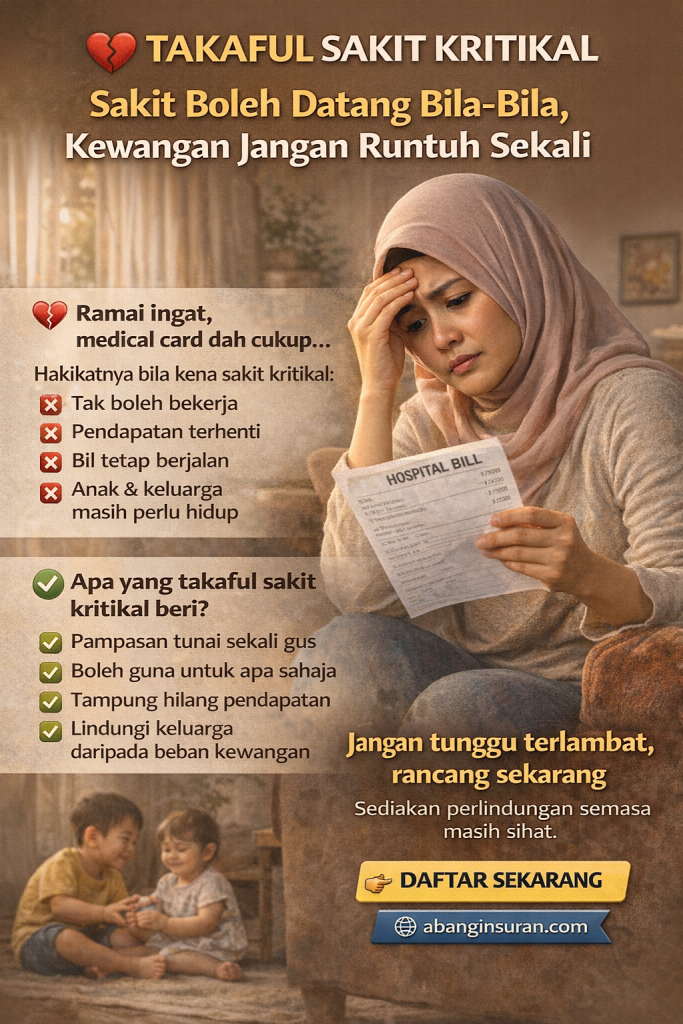 kos rawatan sakit kritikal